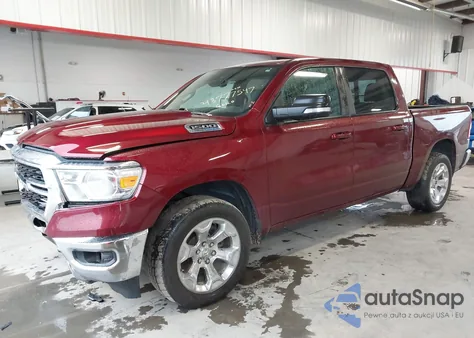 2022 Ram 1500 Big Horn 4X4 5'7 Box from USA, damaged, VIN 1C6SRFFT9NN136891